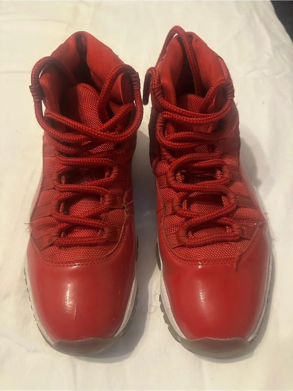 Jordan Red High-Top Men's Basketball Sneakers